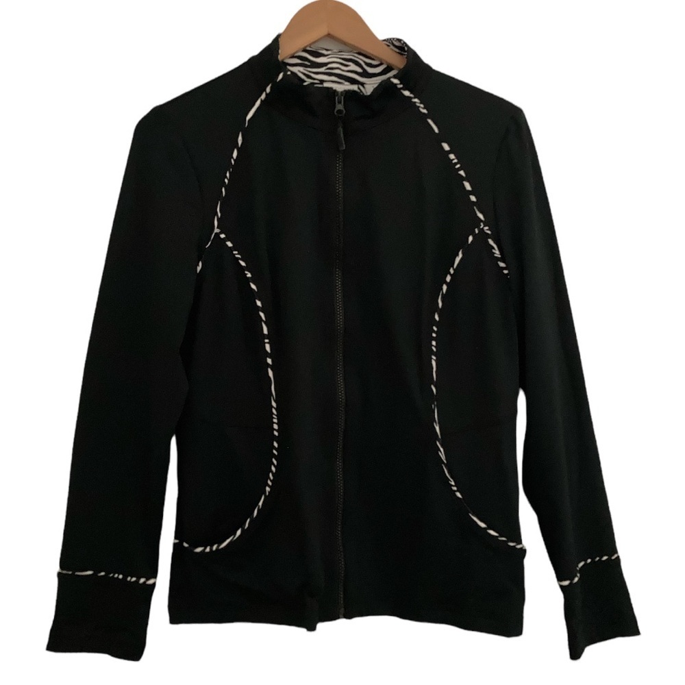 Zenergy Chico’s Zip Up Jacket Size 1